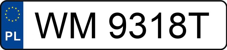 Numer rejestracyjny WM 9318T posiada MAN TGL - WM9318T Numer rejestracyjny WM 9318T posiada MAN TGL - WM9318T