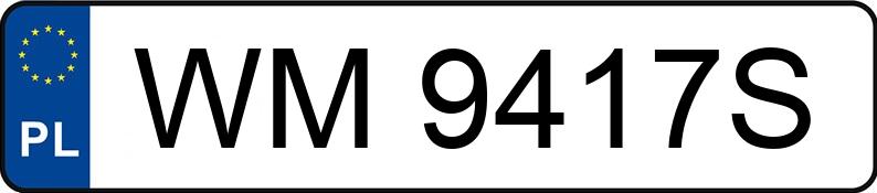 Numer rejestracyjny WM 9417S posiada FORD Mustang 5.0 MR`18 E6 GT Aut. - WM9417S
