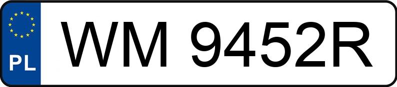 Numer rejestracyjny WM 9452R posiada HYUNDAI TUCSON - WM9452R