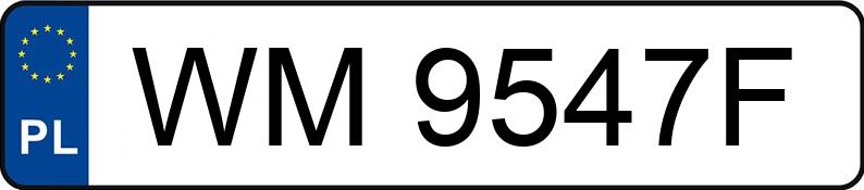Numer rejestracyjny WM 9547F posiada CITROEN BERLINGO - WM9547F