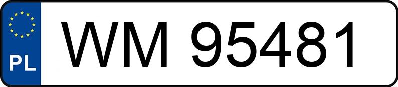 Numer rejestracyjny WM 95481 posiada OPEL ASTRA 1.6 KAT KOMBI - WM95481 Numer rejestracyjny WM 95481 posiada OPEL ASTRA 1.6 KAT KOMBI - WM95481