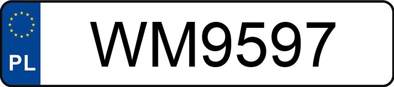 Numer rejestracyjny WM 9597 posiada HONDA Motorowery do 50 ccm MT 50 - WM9597