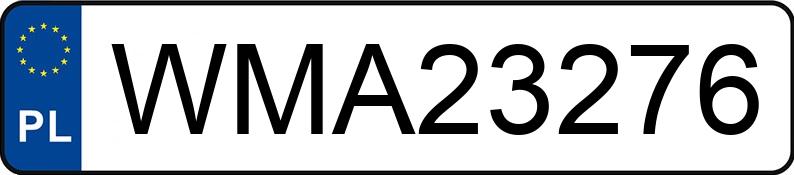 Numer rejestracyjny WMA 23276 posiada SKODA OCTAVIA - WMA23276 Numer rejestracyjny WMA 23276 posiada SKODA OCTAVIA - WMA23276