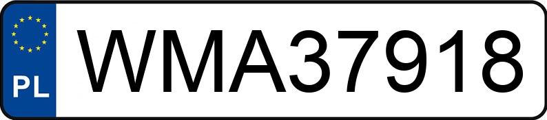 Numer rejestracyjny WMA 37918 posiada MITSUBISHI OUTLANDER - WMA37918