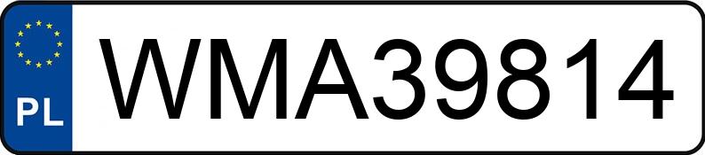 Numer rejestracyjny WMA 39814 posiada SKODA Fabia 1.4 MR`99 E3 Comfort - WMA39814 Numer rejestracyjny WMA 39814 posiada SKODA Fabia 1.4 MR`99 E3 Comfort - WMA39814