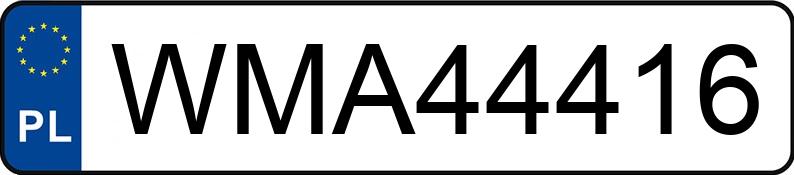 Numer rejestracyjny WMA 44416 posiada VOLKSWAGEN Golf VII Variant 1.4 TSI MR`12 E6 Highline BMT - WMA44416