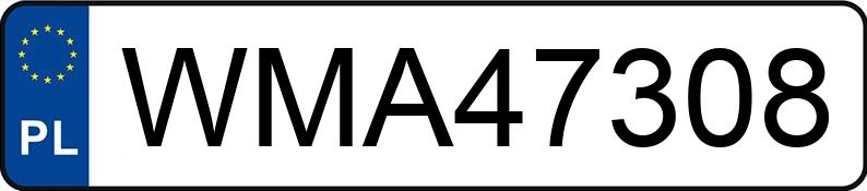 Numer rejestracyjny WMA 47308 posiada BMW 316 KAT - WMA47308 Numer rejestracyjny WMA 47308 posiada BMW 316 KAT - WMA47308
