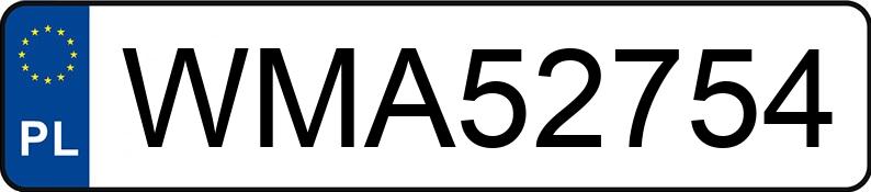 Numer rejestracyjny WMA 52754 posiada BMW 330D XDRIVE - WMA52754 Numer rejestracyjny WMA 52754 posiada BMW 330D XDRIVE - WMA52754