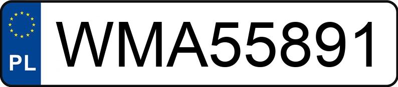 Numer rejestracyjny WMA 55891 posiada FSM 126p FL 650 SX - WMA55891