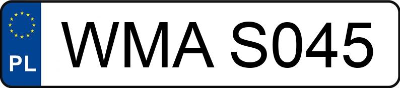 Numer rejestracyjny WMA S045 posiada SEAT Cordoba 1.4 Kat. 6K/C CLX - WMAS045