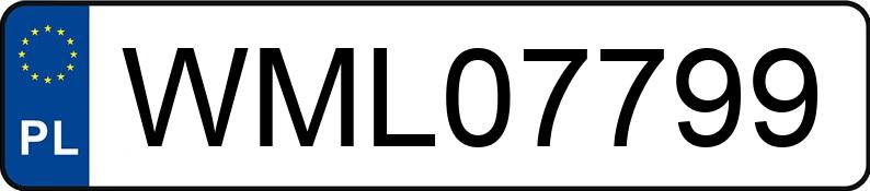 Numer rejestracyjny WML 07799 posiada BMW 525 - WML07799