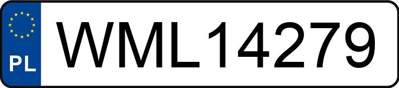Numer rejestracyjny WML 14279 posiada AUDI A4 - WML14279