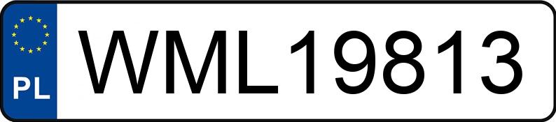 Numer rejestracyjny WML 19813 posiada MINI [BMW] Mini 1.6 MR`06 E4 Cooper - WML19813