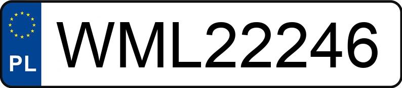 Pojazd o numerach WML22246 uczestniczył w wypadku