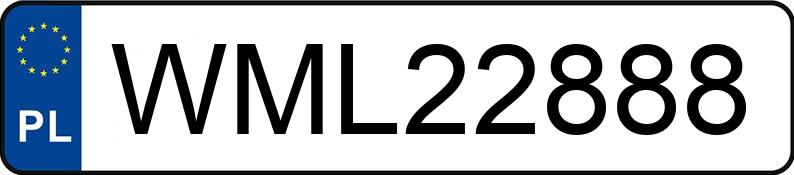 Die Registrierungsnummer WML 22888 hat BMW 320D - WML22888
