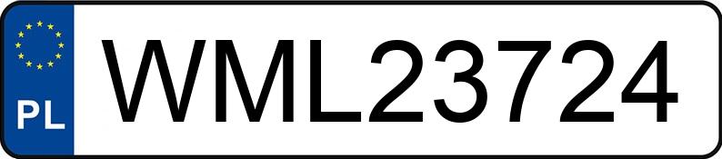 Numer rejestracyjny WML 23724 posiada FIAT 126 ELX - WML23724