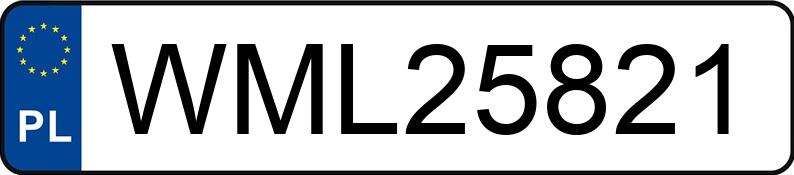 Numer rejestracyjny WML 25821 posiada VOLVO FH - WML25821