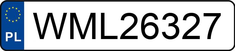 Numer rejestracyjny WML 26327 posiada VOLKSWAGEN Golf VI Variant 1.2 TSI MR`08 E5 Trendline - WML26327