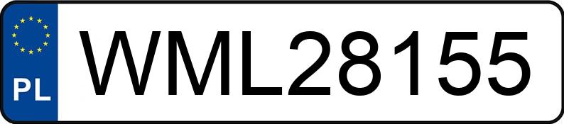 Numer rejestracyjny WML 28155 posiada PORSCHE Cayenne 4.5 MR`02 E3 S - WML28155