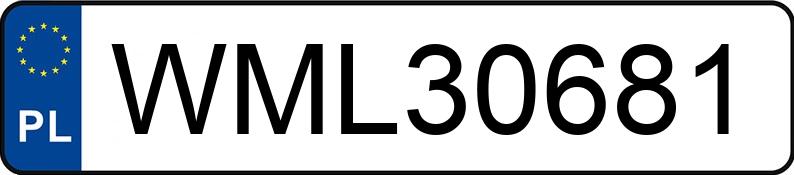 Numer rejestracyjny WML 30681 posiada VOLKSWAGEN PASSAT - WML30681