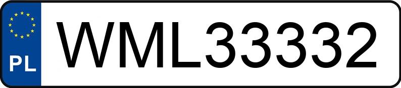 Numer rejestracyjny WML 33332 posiada MERCEDES-BENZ A 180 D - WML33332
