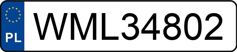 Numer rejestracyjny WML 34802 posiada PEUGEOT BOXER - WML34802