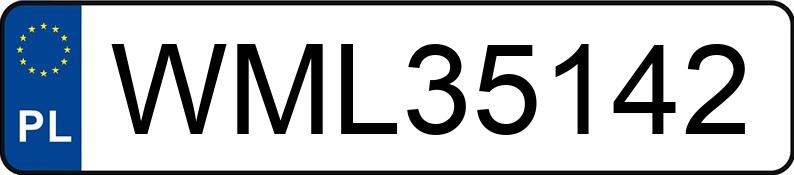 Numer rejestracyjny WML 35142 posiada OPEL ASTRA - WML35142