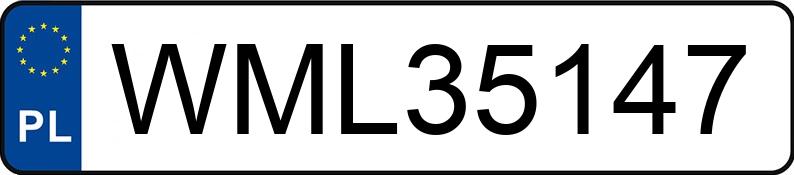 Numer rejestracyjny WML 35147 posiada BMW 316D - WML35147