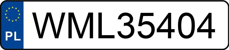 Numer rejestracyjny WML 35404 posiada FORD TRANSIT CONNECT PU2 - WML35404