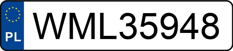 Numer rejestracyjny WML 35948 posiada AUDI A4 AVANT - WML35948