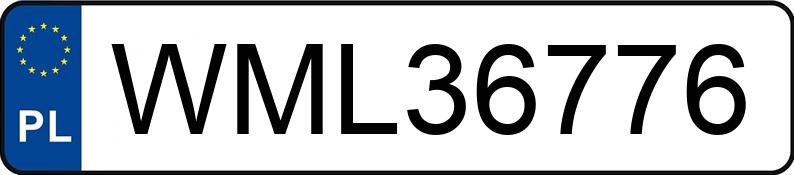 Numer rejestracyjny WML 36776 posiada VOLKSWAGEN CADDY - WML36776