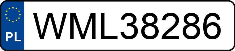 Numer rejestracyjny WML 38286 posiada BMW 320 Diesel MR`16 E6 F30 320 Diesel MR`16 E6 F30 - WML38286
