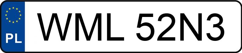 Numer rejestracyjny WML 52N3 posiada ANSSEMS MSX 750 - WML52N3