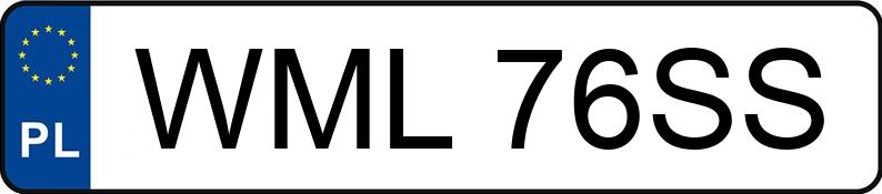 Il numero di registrazione WML 76SS ha AUDI A6 Avant 1.9 TDi Kat. MR`97 4B - WML76SS