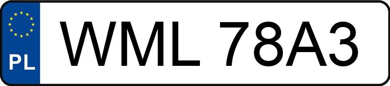 Numer rejestracyjny WML 78A3 posiada URSUS MF 255 - WML78A3