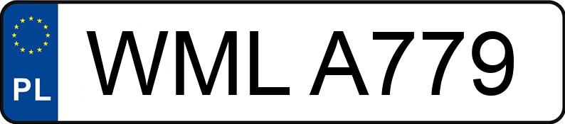 Numer rejestracyjny WML A779 posiada DAEWOO LANOS - WMLA779