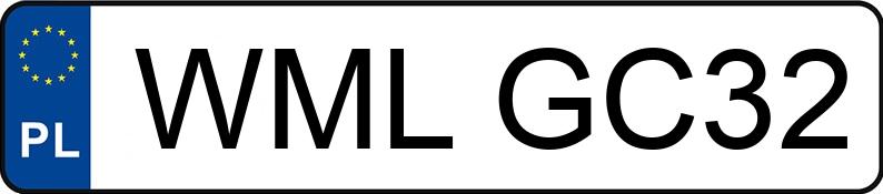 Numer rejestracyjny WML GC32 posiada MERCEDES-BENZ ML 400 - WMLGC32