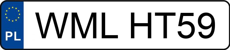 O número de registro WML HT59 tem VOLVO V50 - WMLHT59