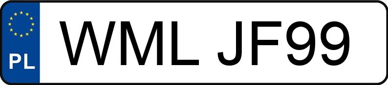 Numer rejestracyjny WML JF99 posiada MERCEDES-BENZ CL 63 AMG MR`06 E4 216 CL 63 AMG MR`06 E4 216 - WMLJF99