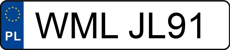 Numer rejestracyjny WML JL91 posiada AUDI A4 Avant Quattro 1.9 TDi Kat. MR`00 E3 8E A4 Avant Quattro 1.9 TDi Kat. MR`00 E3 8E - WMLJL91