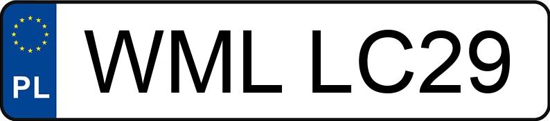 Numer rejestracyjny WML LC29 posiada SUBARU Impreza 2.0 MR`99 RX - WMLLC29