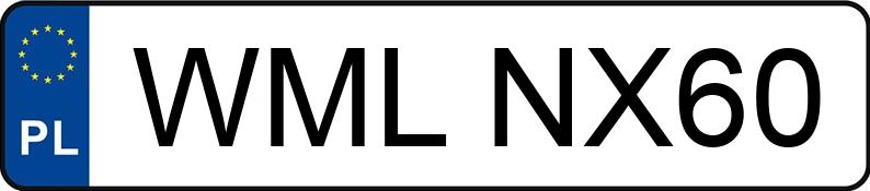 Numer rejestracyjny WML NX60 posiada OPEL CORSA - WMLNX60 Numer rejestracyjny WML NX60 posiada OPEL CORSA - WMLNX60