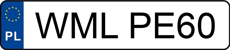 Numer rejestracyjny WML PE60 posiada MERCEDES-BENZ B 180 CDI MR`11 E5 246 BlueEFFICIENCY - WMLPE60