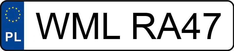 Numer rejestracyjny WML RA47 posiada OPEL Corsa C 1.0 MR`00 E3 Cosmo - WMLRA47
