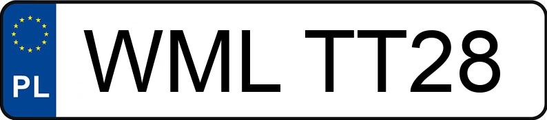 Numer rejestracyjny WML TT28 posiada BMW 316ti Compact Kat. MR`01 E3 E46 316ti Compact Kat. MR`01 E3 E46 - WMLTT28