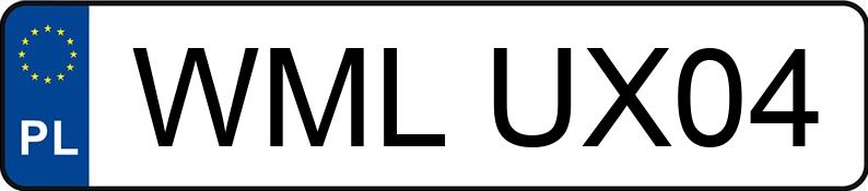Numer rejestracyjny WML UX04 posiada AUDI 80 1.9 TDi Kat. B4 80 1.9 TDi Kat. B4 - WMLUX04