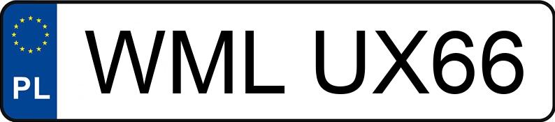 Numer rejestracyjny WML UX66 posiada BMW 520 - WMLUX66