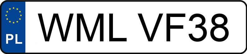 Numer rejestracyjny WML VF38 posiada HONDA Civic 1.4 MR`01 E3 iS - WMLVF38