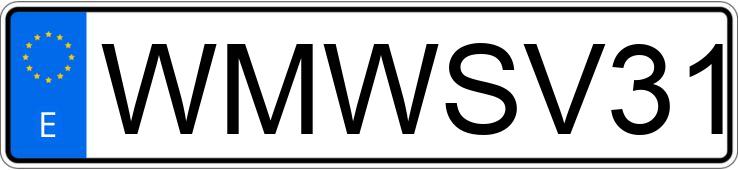 Numer rejestracyjny WMWSV31030T044595 posiada MINI MINI