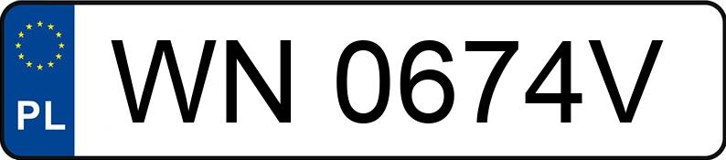 Numer rejestracyjny WN 0674V posiada KIA CEED - WN0674V